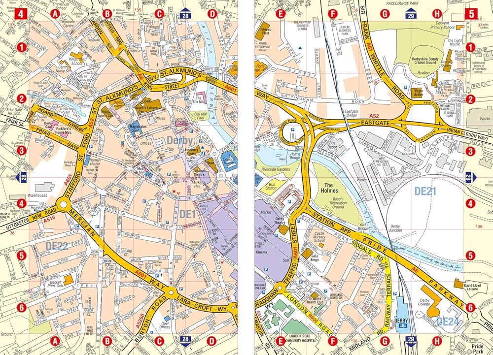 地図・旅行ガイド Derby Street A-Z Atlas 地図・旅行ガイド Derby Street A-Z Atlas Derby Street Atlas